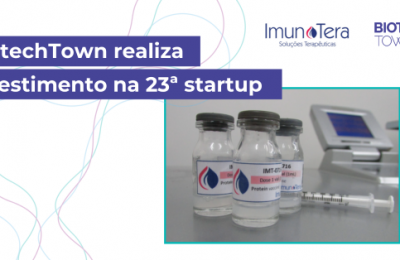 BiotechTown realiza investimento na 23ª startup
